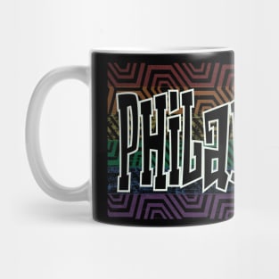 LGBTQ PATTERN USA PHILADELPHIA Mug